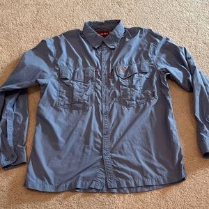 Simms Men's Slate Blue Fishing Shirt